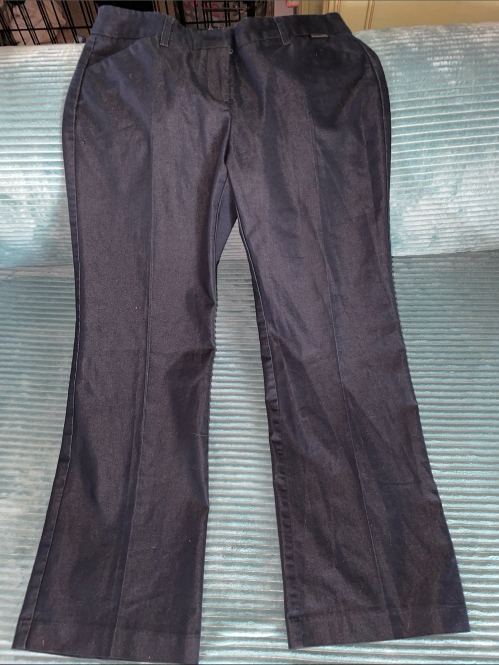 New York & Company size 6 Petite dark blue dress pants